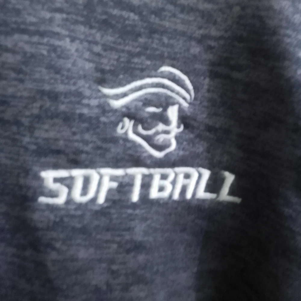 adidas Mens Gray 1/4 Zip Up‎ Team Issue Softball Pullover Sweater Size Medium